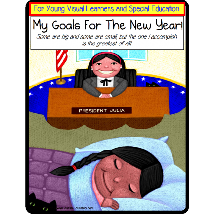 New Year Goal Writing for Visual Learners